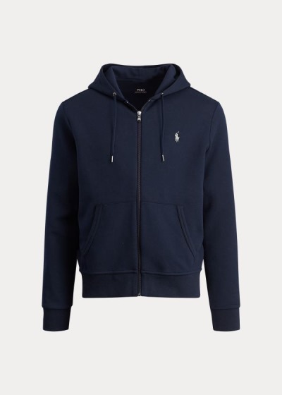 Men's Polo Ralph Lauren Double-Knit Full-Zip Hoodies | 405681ZTC